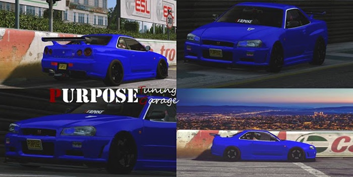 Live For Speed - Nissan Skyline R34 Turbo drift ft. Dooug OSP (G27 mod) 